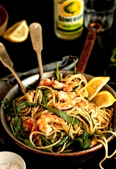 Shrimp, Noodles