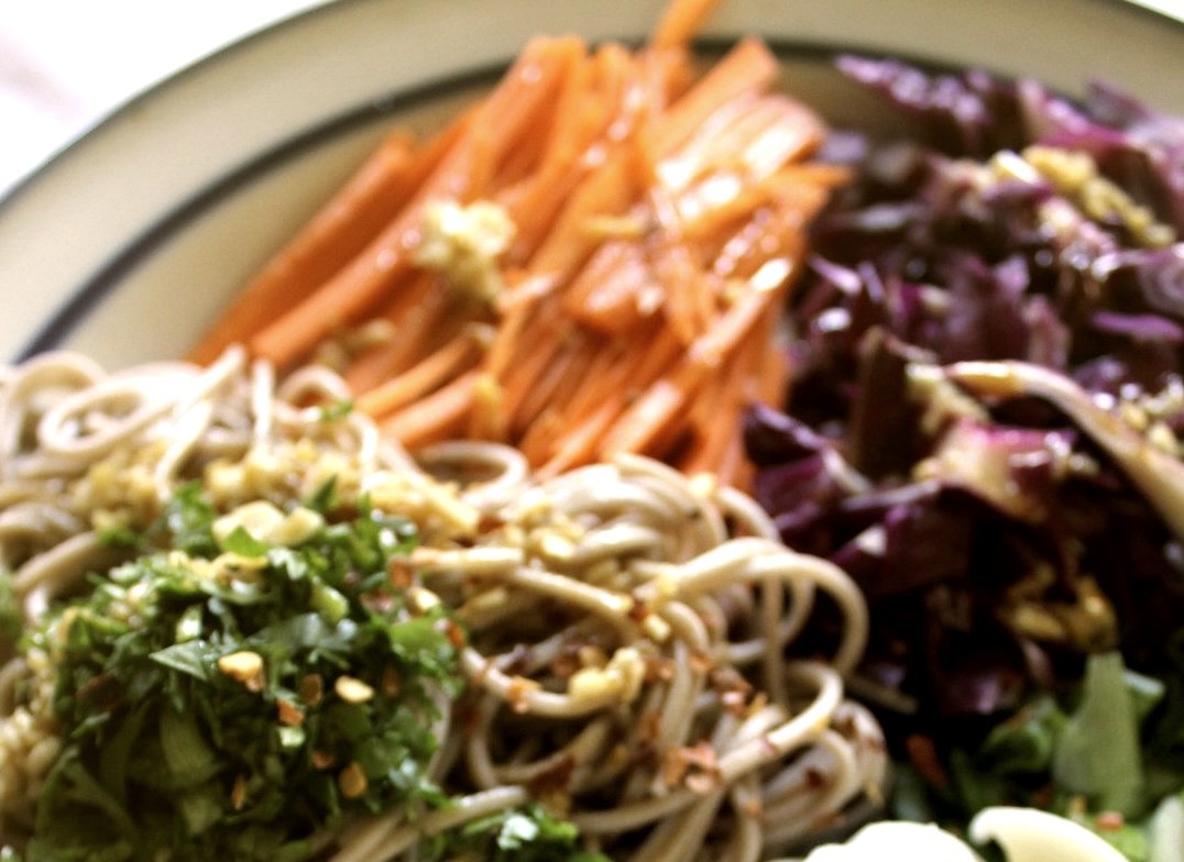 Chilled Soba Veggie Plate(Submitted By Whichwaytovogue)