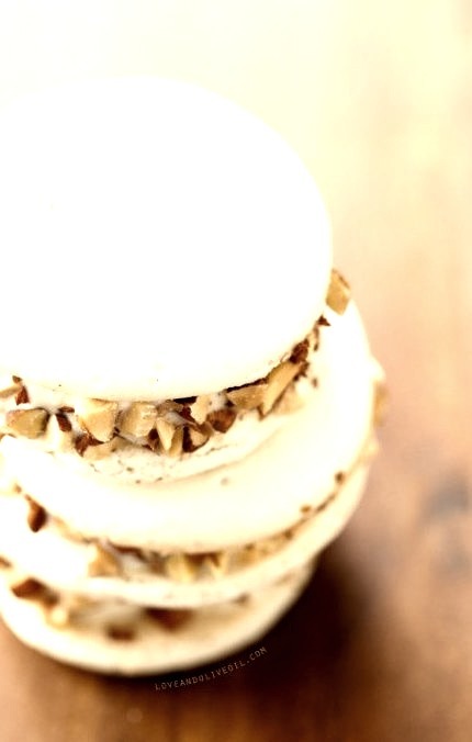 Almond Macaron Ice Cream Sandwiches{Love and Olive Oil}