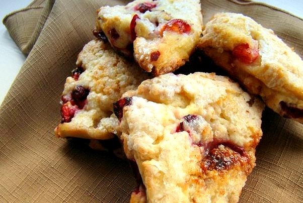 Morning Cranberry Scones by Vegan Feast Catering on Flickr.