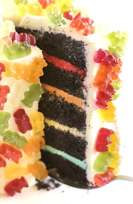 Gummy Bear Layer Cake & recipe